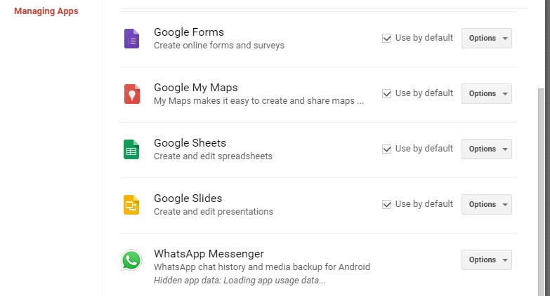 حذف نسخة whatsapp احتياطية من google drive 3