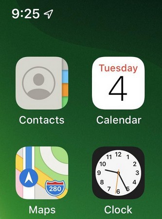 ios 8 contacts icon