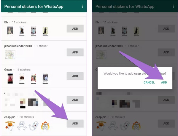 exporter les stickers telegram vers whatsapp 8