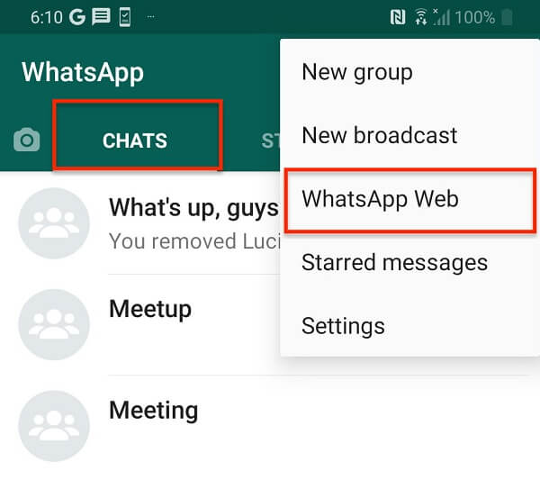 Экспор контактов группы Whatsapp в Excel 9450