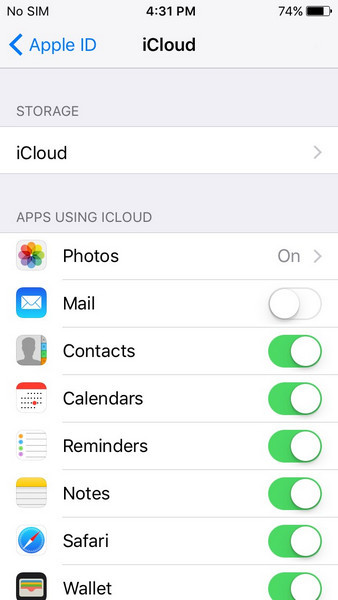 إصلاح مشكلة جهات اتصال iCloud التي لم يتم مزامنتها 06