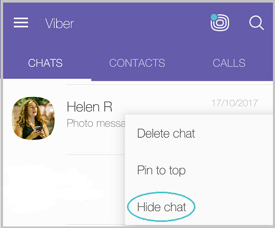 Viber online chat