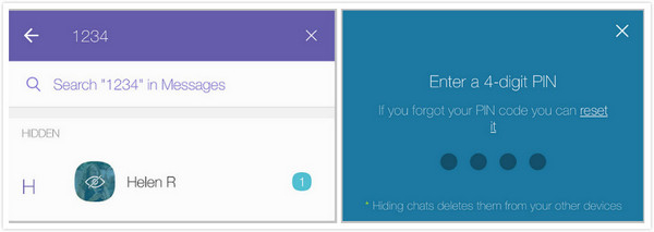 Viber retrieve hidden chat How to