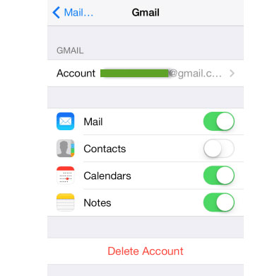 comment sauvegarder les notes de l'iPhone sur Gmail