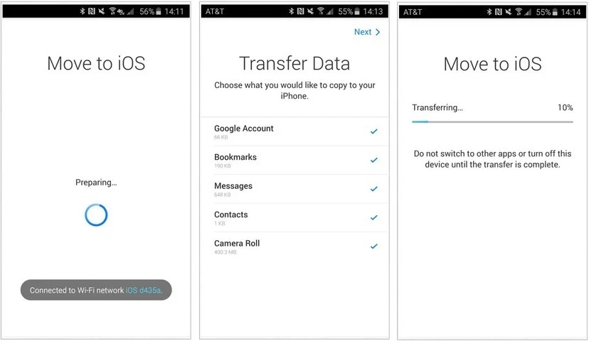 how to transfer data from vivo to iphone 5
