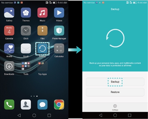 huawei backup and restore 2
