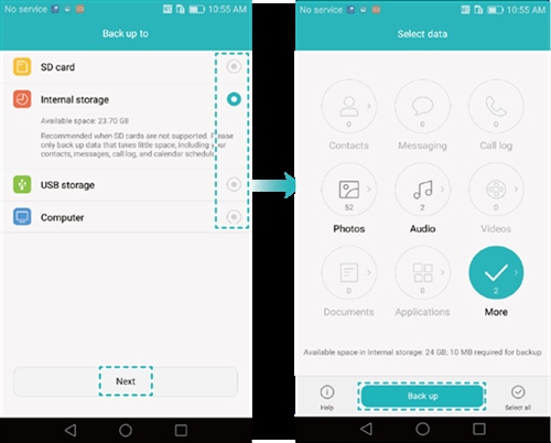 huawei backup and restore 3