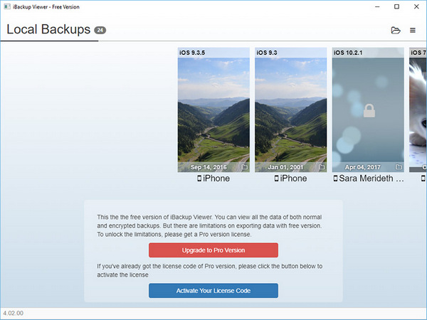 ibackup viewer pro email and code