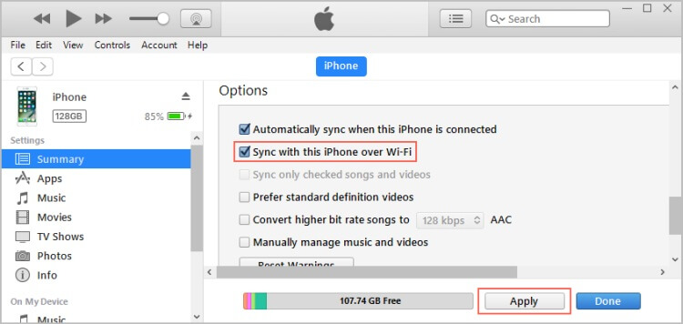 iphone not synchronizing with itunes 7