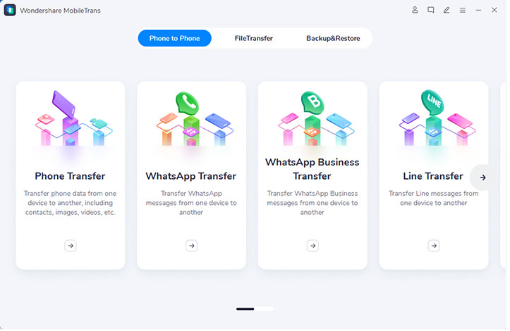 Mobiletrans interface