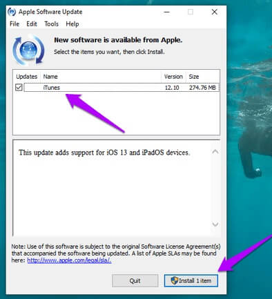 driver itunes non installato 8