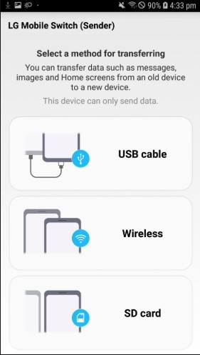 aplicaciones de transferencia lg 1