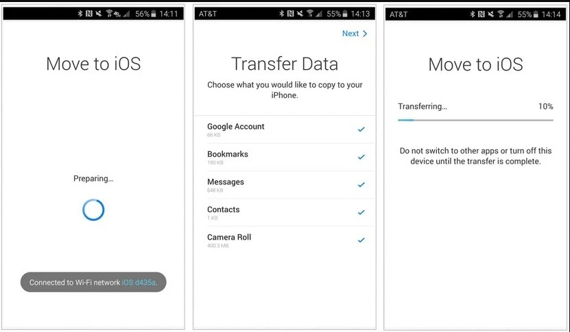 oppo to iphonr transfer 7
