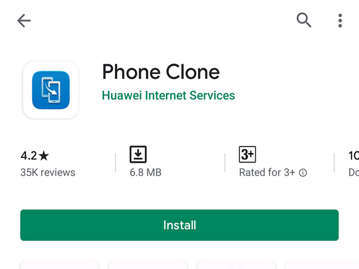 Phone clone huawei