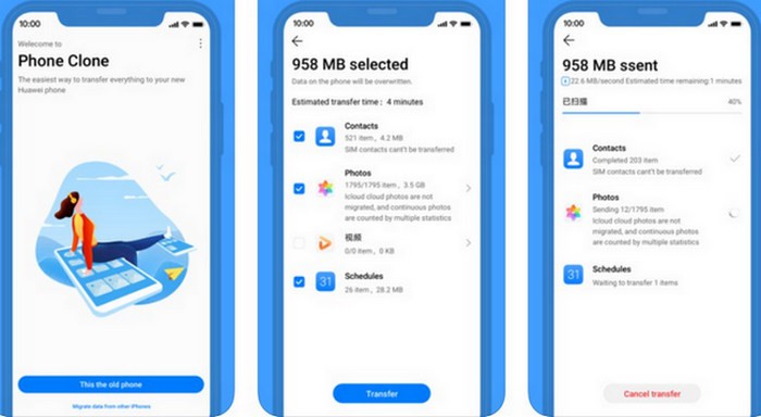 phone clone memilih data untuk pemindahan 02