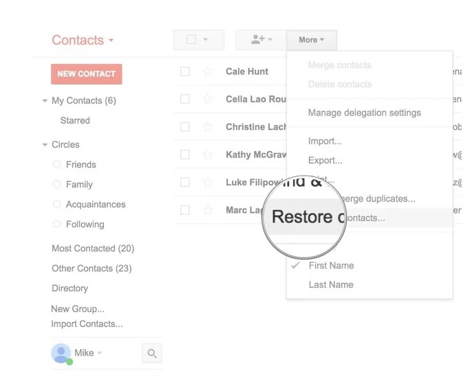 can launchbar search google contacts