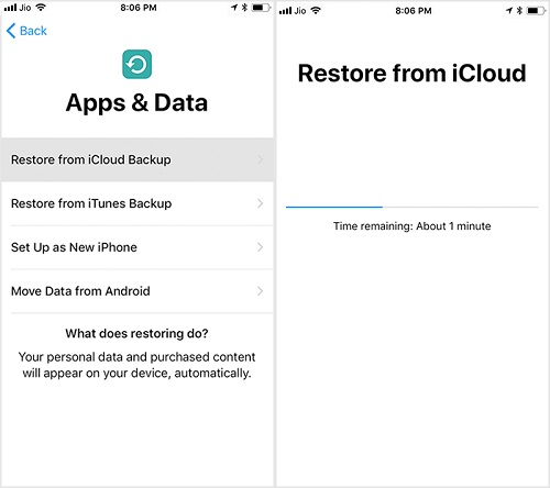 restore ipad from iphone backup 6