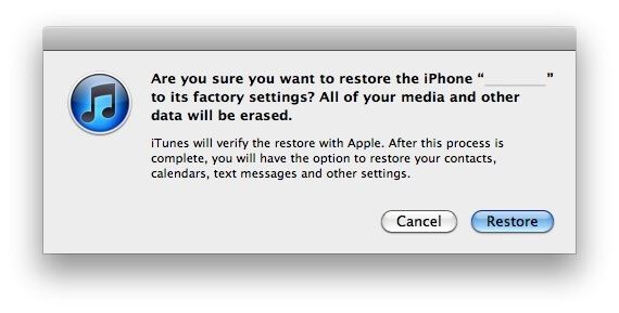 restore ipad with without itunes 4