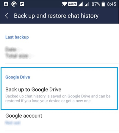 google drive chat