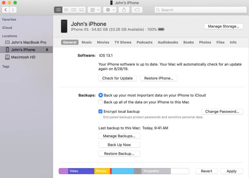 restoring iTunes backup - 6