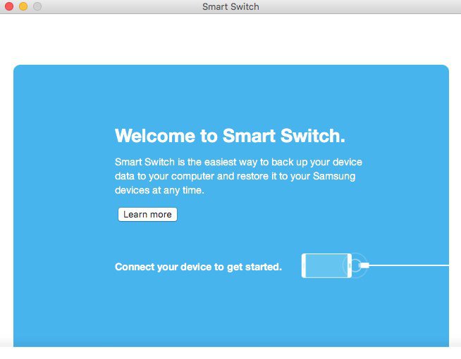 samsung smart switch for mac fails to connect to my phone