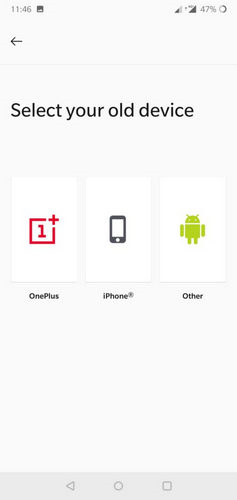 transfert de données de samsung vers oneplus 2