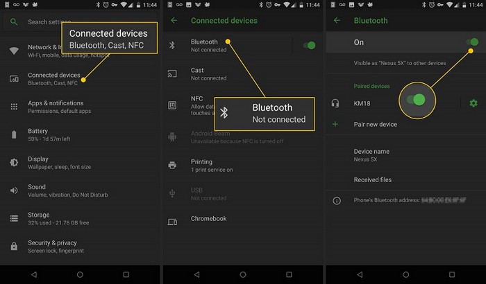 establish a secure wireless connection between samsung devices