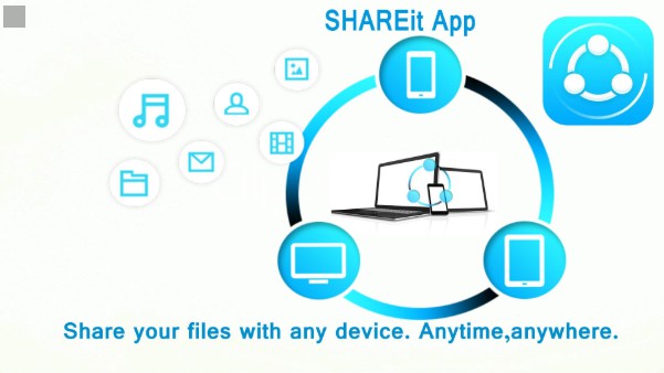 إرسال مقاطع فيديو عن طريق shareit