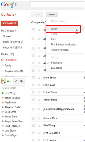 Cómo transferir datos de Android a iPhone-transferir contactos de android a iphone