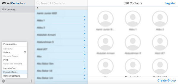 synchroniser les contacts icloud avec google 4