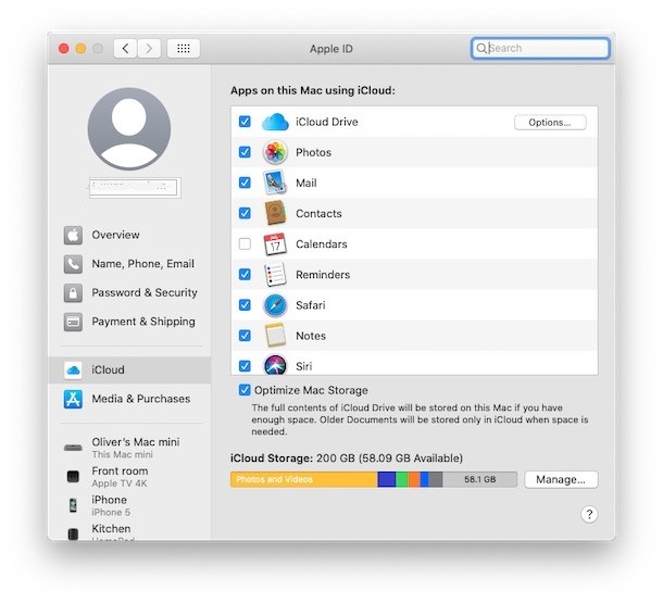 مزامنة جهات اتصال iphone مع mac  3