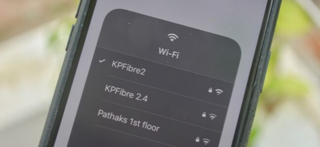 توصيل iphone  بشبكة wifi