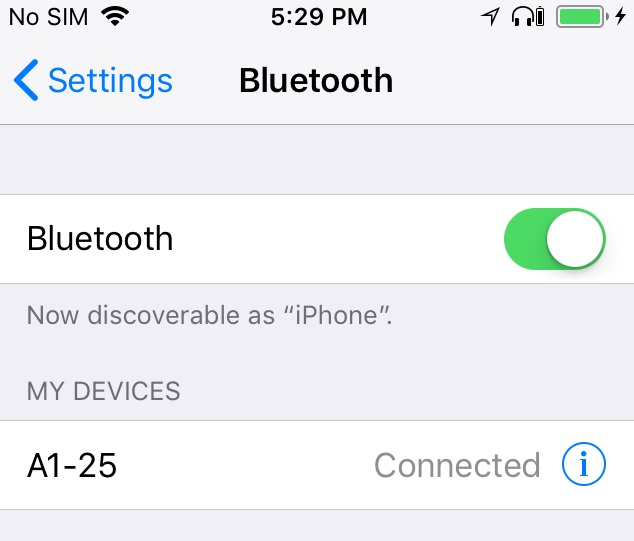 iPhone Bluetooth