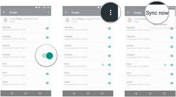 transferir contactos del iphone al Android 6
