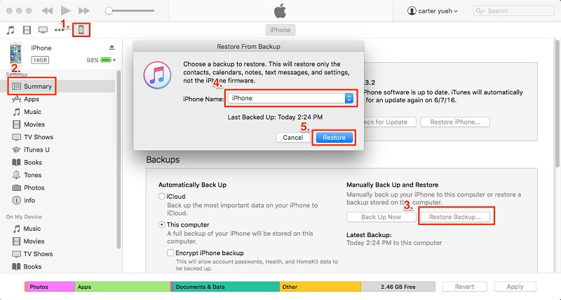 Transferindo contatos para iPhone sem usar o iCloud 3