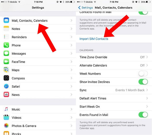 transférer les contacts sans icloud 7