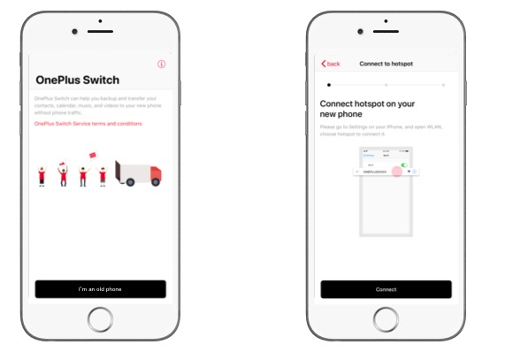 Daten vom iPhone auf das OnePlus übertragen 