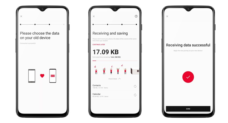 transfer data from iphone to oneplus 