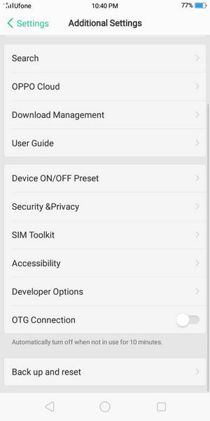 transferir datos del iphone al oppo 02 