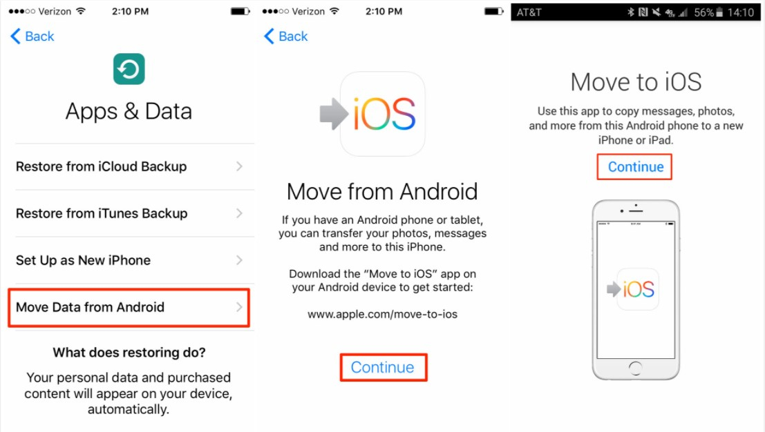 transfer data dari oneplus ke iphone 1