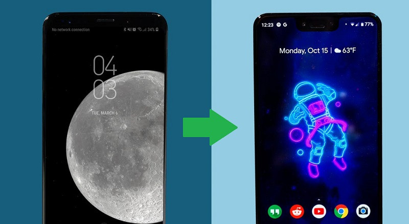 Daten von Pixel auf Samsung übertragen 1