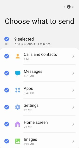 transfer data from xiaomi to samsung 2