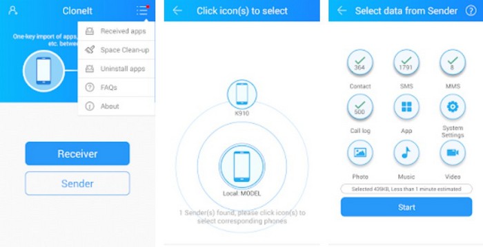 transfer data dari Xiaomi ke Samsung 6