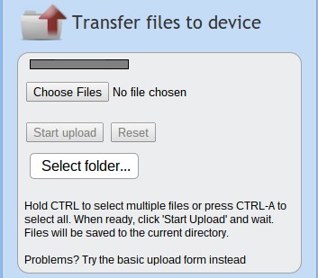 aplicación de transferencia de WiFi