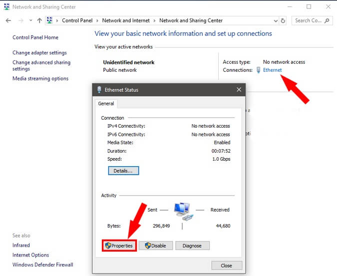 Transfira arquivos de PC para PC 12