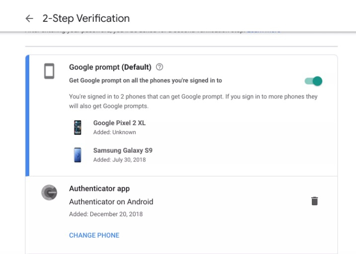 transfer microsoft authenticator app to new phone