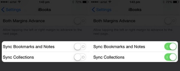 Synchroniser les iBooks