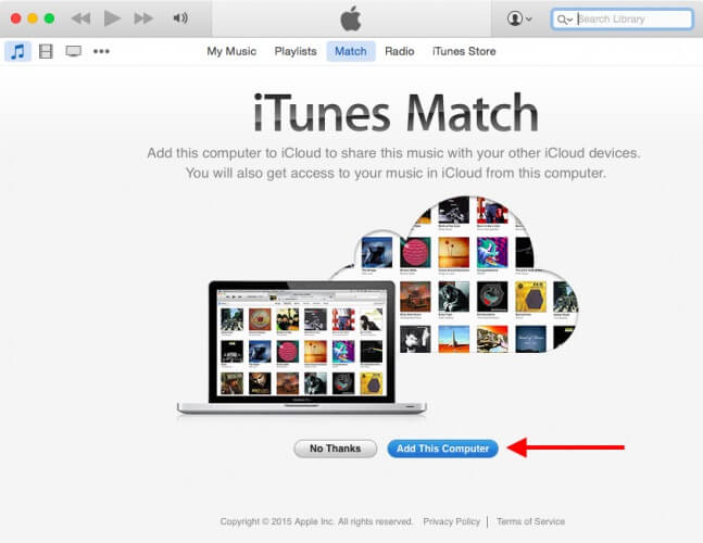 نقل مكتبة iTunes إلى كمبيوتر 11