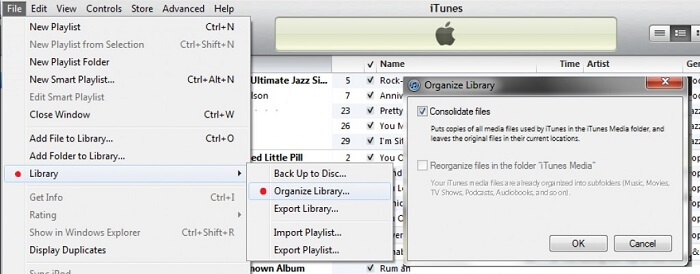 transfer itunes library computer 2