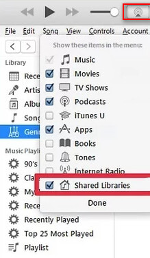 transférer l'ordinateur de la bibliothèque itunes 9